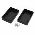 Uxcell Rectangle Plastic Junction Box For Led Driver Power 80mm X 50mm 32mm Black