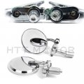 Httmt Mt079-7 8 7 Inch Bar End Mirrors Compatible With Aprilia Vespa Kymco Piaagio Agusta Bimmer Chrome