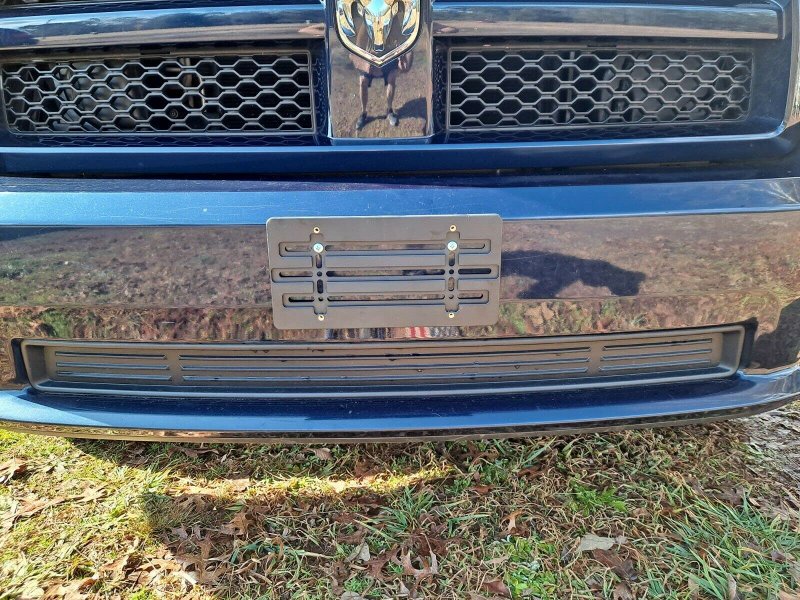 License Plate Tag Holder Mount Mounting Relocator Adapter For Front Bumper Kit Bracket Ram All Models Quantity Discount 9 95 To