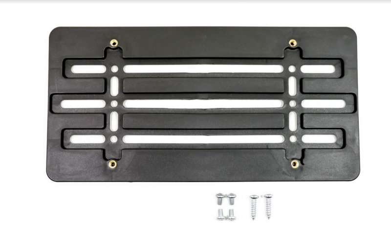 License Plate Tag Holder Mount Mounting Relocator Adapter For Front Bumper Kit Bracket Ram All Models Quantity Discount 9 95 To