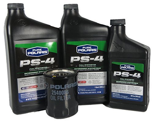 Pure Polaris Ranger Rzr 900 2013 Ps-4 Oil Change Kit 2 5 Qts With Filter Item