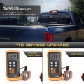 Vipmotoz Full Led 3rd Third Brake Cargo Light Compatible With 2002-2009 Dodge Ram 1500 2500 3500 Pickup Truck Red Clear Lens