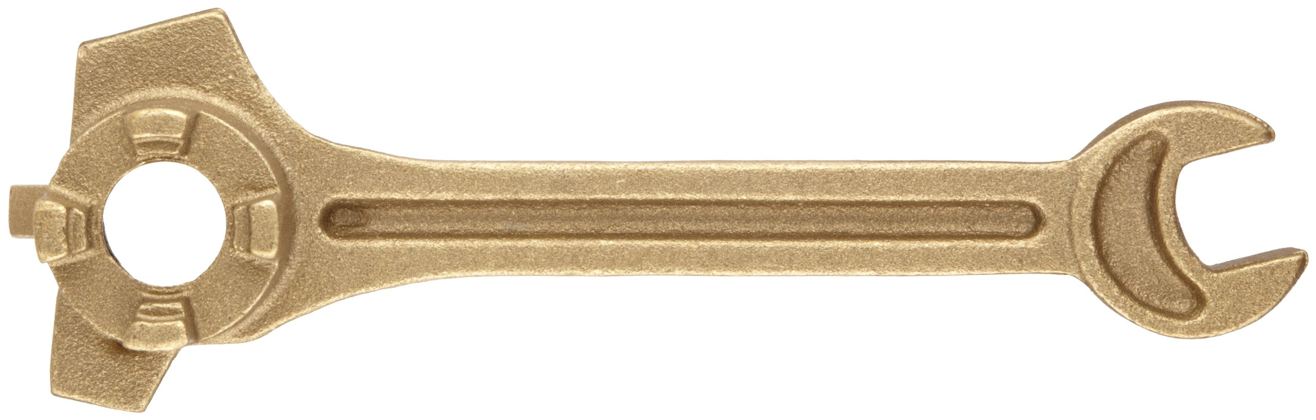 Justrite 08805 Brass Alloy Drum Bung Wrench