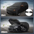 X Autohaux Truck Car Cover For Chevrolet Tahoe 4 Door 2007-2020 Aluminum Film Outdoor Full All Weather Protection With Driver