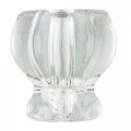 Depression Era Hexagonal Clear Glass Drawer Knob Diameter 1 4 Handle For Antique Cabinet Door Dresser Desk Reproduction