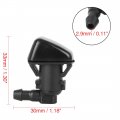 X Autohaux 2pcs 7t4z17603a Windshield Washer Nozzle Sprayer Single Hole Replacement Ford Edge For Lincoln Mkx