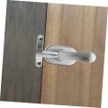 Homoyoyo 1pc Deadbolt Lock Bolt Buckle Door Slide Steel Clasp Vintage Home Window Security Sliding Gate Latch Blush Stainless