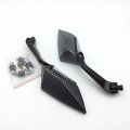 Smt-carbon Fiber Diamond Blade Style Rearview Mirrors 8mm 10mm Compatible With Standard Metric Screws 7 8 Handlebar V-max Fz1