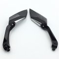 Smt-carbon Fiber Diamond Blade Style Rearview Mirrors 8mm 10mm Compatible With Standard Metric Screws 7 8 Handlebar V-max Fz1