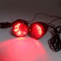 Httmt- Rear Matte Black Led Running Brake Turn Signal Indicator Light Compatible With H-d Xl 883 1200 92-17 P N Mt224-019r-mbk