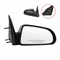 Ocpty Black Right Side Mirror Fit For 2006-2009 Mitsubishi Raider Textured Glass Manual Non-folding