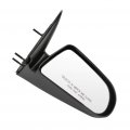 Ocpty Black Right Side Mirror Fit For 2006-2009 Mitsubishi Raider Textured Glass Manual Non-folding