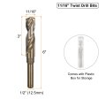 11 16 In M35 Cobalt Twist Drill Bit High Speed Steel Jobber For Stainless Hardened Metal Cast Iron Aluminum Copper Wood And