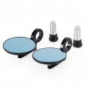 Topteng Aluminum Handlebar End Mirror 7 8 Or 1 Short Arm Bar 3 Round Mirrors For Motorcycles