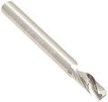 Micro 100 Sfp-187- Single Flute Router Right Hand Spiral 3 16 Cutter Diameter Shank 1 2 Length Overall Solid Carbide Tool 