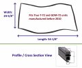 Passeal True 810802 Compatible Door Gasket Replacement Fits Gdm-72 T-72 Refrigerators Freezers Easy To Install