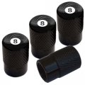 Tricktoppers Vivid Black Anodized Billet Aluminum Tire Wheel Valve Stem Dt Caps For Cars Trucks Trailers Suv S Rv S Motorcycles