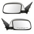 Manual Side View Mirrors Chrome Left Right Pair Set For 89-95 Toyota Pickup 