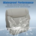 Leather Seat Covers For Toyota Tundra 2014 2015 2016 2017 2018 2019 2020 Driver And Passenger Bottom Gray Microfiber Custom Fit