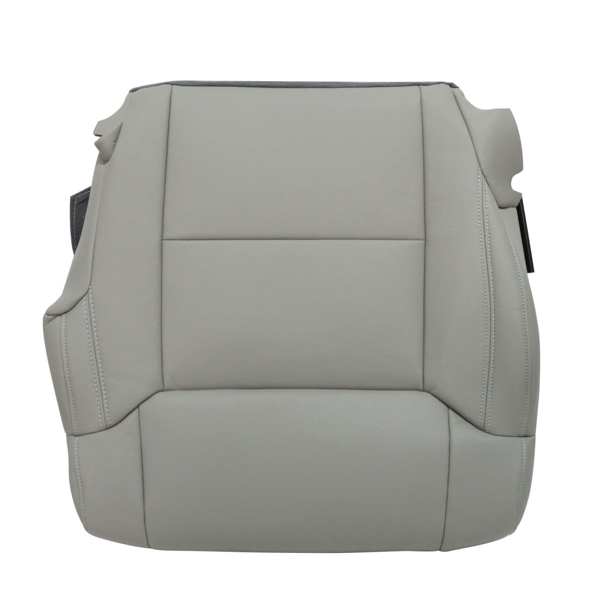 Leather Seat Covers For Toyota Tundra 2014 2015 2016 2017 2018 2019 2020 Driver And Passenger Bottom Gray Microfiber Custom Fit