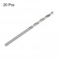 Uxcell High Speed Steel 2 55mm Dia Split Point 58mm Long Twist Drill Bits 20 Pcs