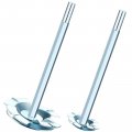 Willbond 2 Pcs Plumbing Fitting Saver Bit Socket For 1 Speed Power Drill Pipe Reamer Tool Removing Sch 40 From Hub Inside 