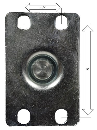 Transmission Hoist Caster 3-1 2 Steel Wheel 300 Lbs Capacity