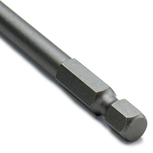 Neiko 10043a Phillips And Flathead Screwdriver Power Driver Bit Set 5 Piece 12 Extra Long Length 1 4 Shank