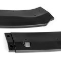 Auto Dynasty 3pcs Ra-style Car Front Bumper Lip Spoiler Wing Body Kit Compatible With Honda Accord Sedan 18-22 Matte Black
