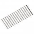 Uxcell Straight Ejector Pins 2 5mm 3 32 Dia 65mn Steel Round Tip Punch 200mm 8 Long For Mechanical Maintenance 10pcs