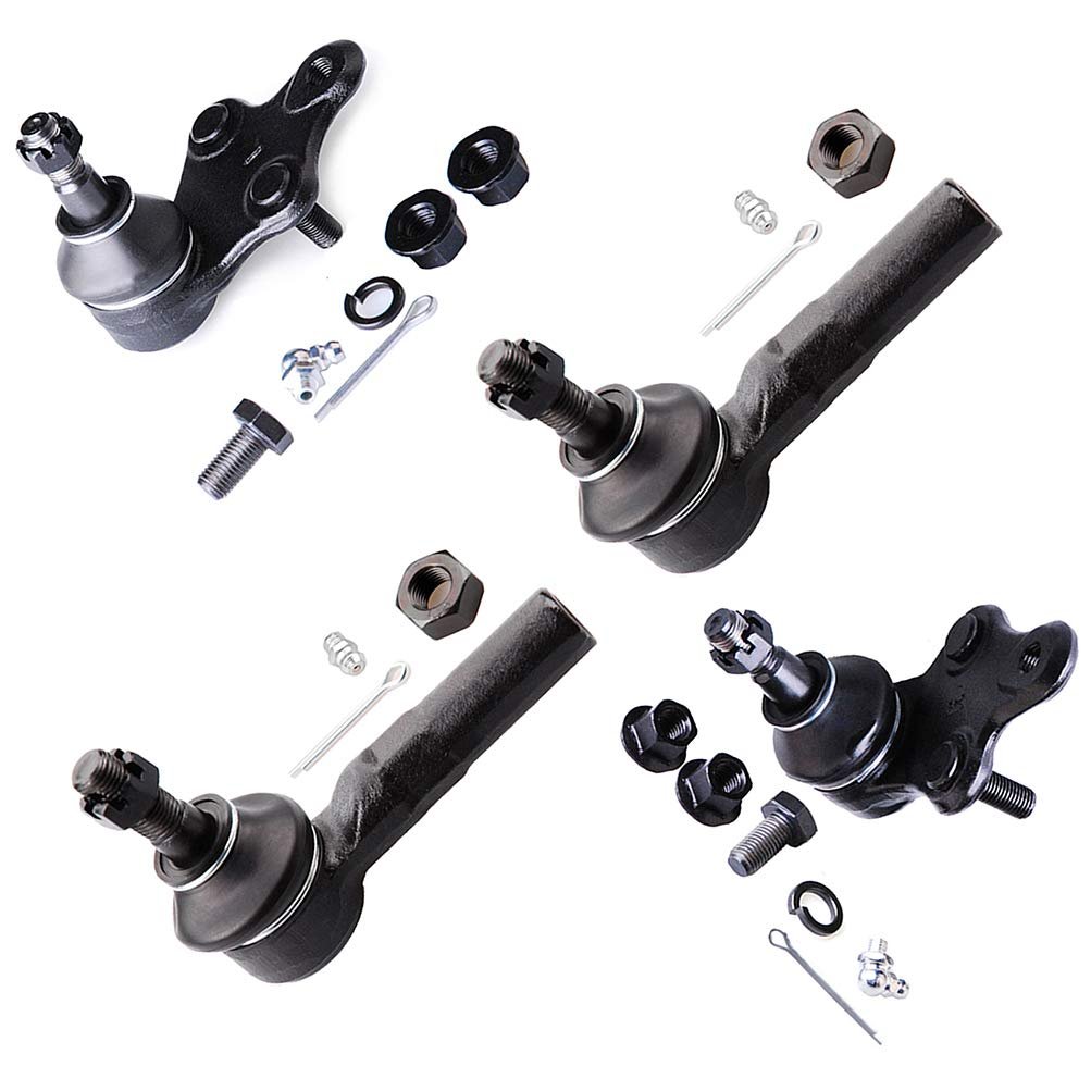 4pc Ball Joint And Tie Rod End Kit For Toyota Tercel 1991 1999 Paseo 1993 1998 Es3353rl K9740 K9741 Front Lower Suspension Set