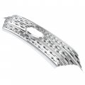 Hecasa Grill Overlay For 2020-2023d Explorer For Base Xlt Chrome Grille Cover Insert Trim Plastic Abs Silvery