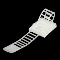 Uxcell 100pcs Adhesive Cable Clips Adjustable Nylon Cord Organizer Management Clamps For Desk Car Home And Office White 110mm 4