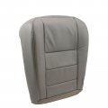 02 03 04 05 06 07 For Ford F-250 F-350 Lariat Driver Bottom Leather Seat Cover Gray 