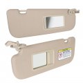 Wflnhb A Pair Beige Sun Visor With Makeup Mirror Replacement For 2011-2016 Hyundai Elantra Md 852203x000 852103x000
