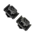 Adjustable Hood Bumpers For Dodge Ram 3500 2003 To 2010 Pa66 Black Plastic Coarse Thread Clip On Attachment 28 11mm Head