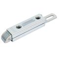 Uxcell 124mmx21mmx19 5mm Zinc Plated Slide Entry Slam Latch Lock Locker