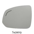 Spieg Driver Side Mirror Glass Replacement For Volvo Xc90 2016-2022 Heated W Blind Spot Monitoring Backing Plate Left