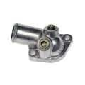 Engine Coolant Thermostat Housing For Chevy Caprice 1990 1996 Metal Natural Finish 15 Degrees Neck Angle 1 5 In Outside 