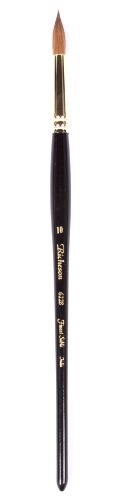 Jack Richeson 6228 Series Short Handle Sable Round Brush Size 10