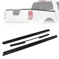 3pcs Tailgate Cover Cap For Nissan Frontier 2005-2014 King Cab Bed Only Rail Protectors Caps Replacement 999t1-br200kc 