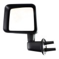 Jeep Wrangler 2009 2010 Door Mirror Driver Side Manual Non Heated Textured 55077967af Ch1320271 Swing Type Mount Standard Style 