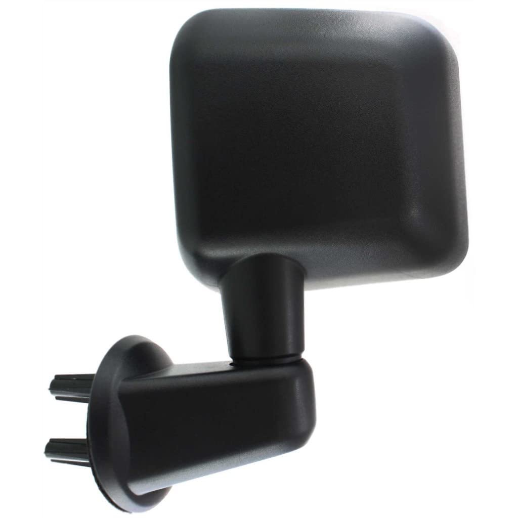 Jeep Wrangler 2009 2010 Door Mirror Driver Side Manual Non Heated Textured 55077967af Ch1320271 Swing Type Mount Standard Style