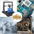 150pcs M2 M3 Metric Threaded Inserts Brass Heat Set Insert Knurled Nuts Assortment Kit 3d Printing Female
