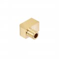Uxcell Brass Pipe Fitting 90 Degree Barstock Street Elbow M8 Male X Female 2pcs