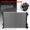 Dpi 13576 Factory Style 1-row Cooling Radiator Compatible With Tucson Sportage 2 0l 4l At Mt 16-20 Aluminum Core