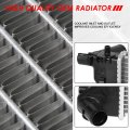 Dpi 13576 Factory Style 1-row Cooling Radiator Compatible With Tucson Sportage 2 0l 4l At Mt 16-20 Aluminum Core