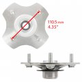 Caltric Rear Right Hub Compatible With Honda 42610-hn0-670 42610-hm7-000 42610-hp0-a00 42610-hm7-610
