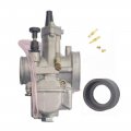 34mm Carburetor With Power Jet Replacement For 125cc-250cc Motorcycle Engine Carb Dirt Bike Atv Race Scooter 