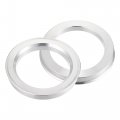 X Autohaux 4pcs Od 76mm To Id 57 1mm Aluminum Alloy Car Auto Hub Centric Rings Wheel Bore Center Spacer Replacement